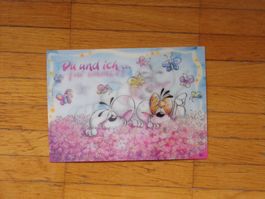 Diddl Postkarte  Du und ich für immer