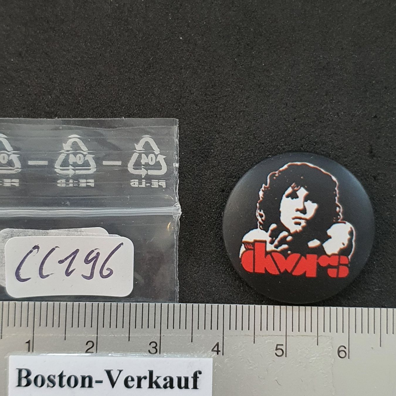 Placchette & Badge: CC196 - Pin /Button - Musik - THE DOORS – Usato da Reinach BL venduto da Boston-Verkauf
