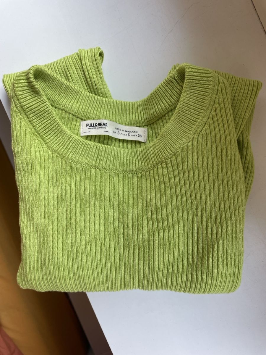Pull&Bear Pullover & Sweatshirts: Pull&Bear Pullover, bauchfrei, Grösse S, neuwertig, grün – Neu (gemäss Beschreibung) aus Zürich von Carlajimena