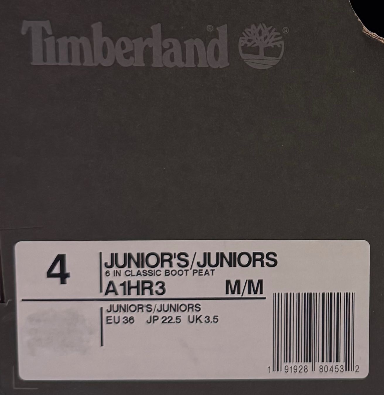 Timberland Scarpe da uomo: TIMBERLAND Junior’s Classic Boot, Peat, EU 36 – Nuovo e nell'imballaggio originale da Genève venduto da OnSale 6