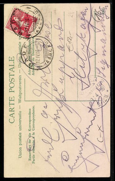 Cartoline postali: AK Baden, Strassenpartie in der Halde – Usato da Berlin venduto da bartko-reher 1