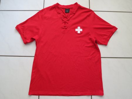 1954 Retro Fussball Trikot Nati Schweiz - Suisse - Svizzera
