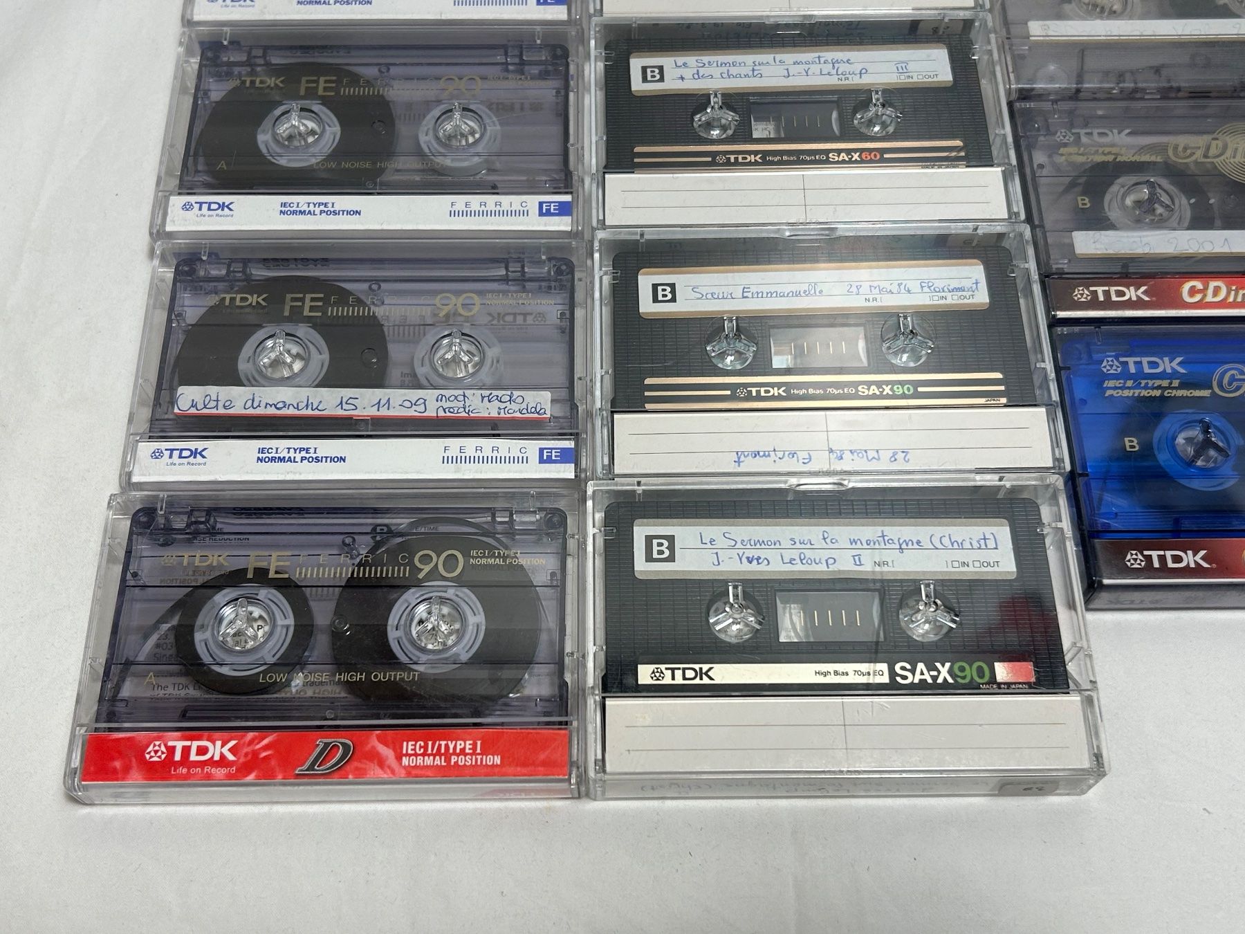 Cassettes audio: Cassettes audio TDK divers – D'occasion à Geneve par Fil1997 1