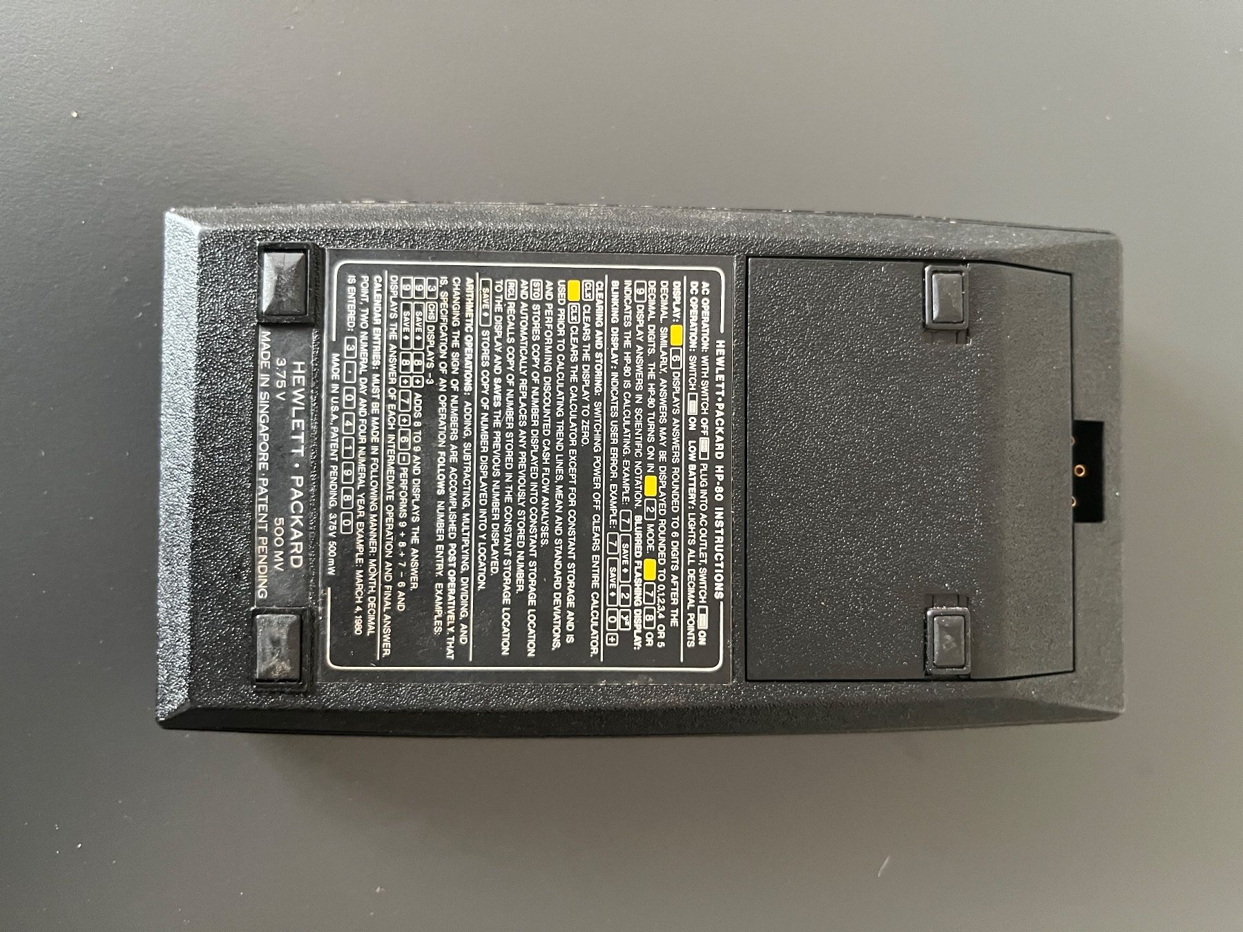 Hewlett Packard Taschenrechner: HP Hewlett-Packard 80 – Gebraucht aus Horgen von Raebeli 3