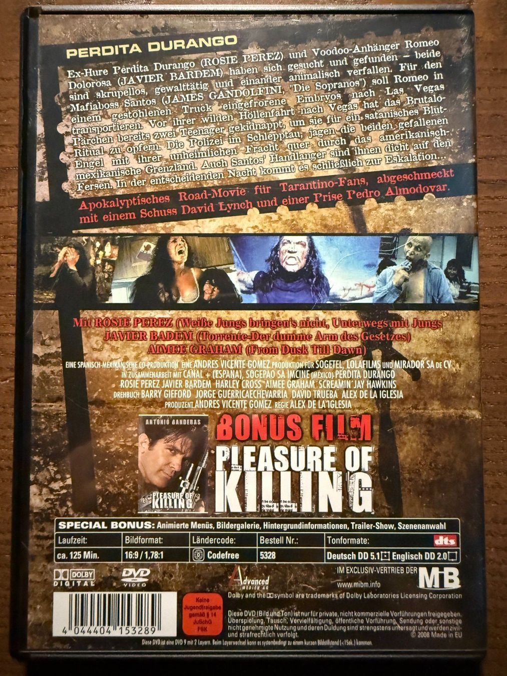 Tutti i DVDs: Perdita Durango & Pleasure of Killing – Usato da Zürich venduto da FilmFreunde 1