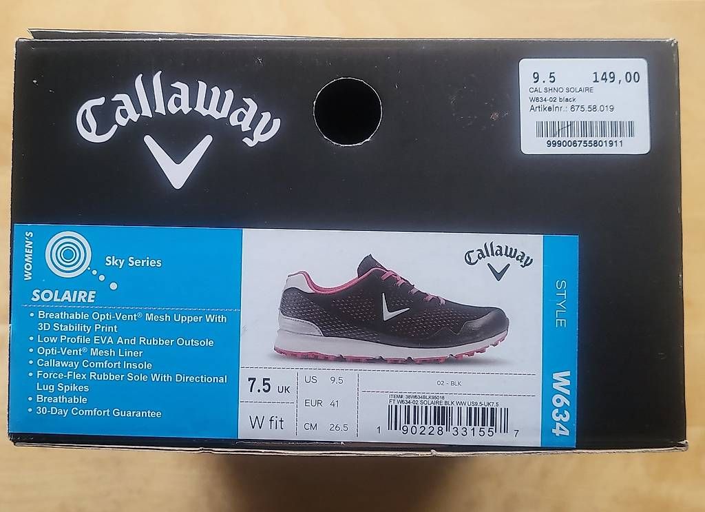 Callaway Damenschuhe: Callaway Golfschuhe Damen Gr 41 – Gebraucht aus Hedingen von Seikai 1