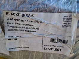 Blackpress Gummi-Wasserschlauch 16mm 40m ungebrauchtt