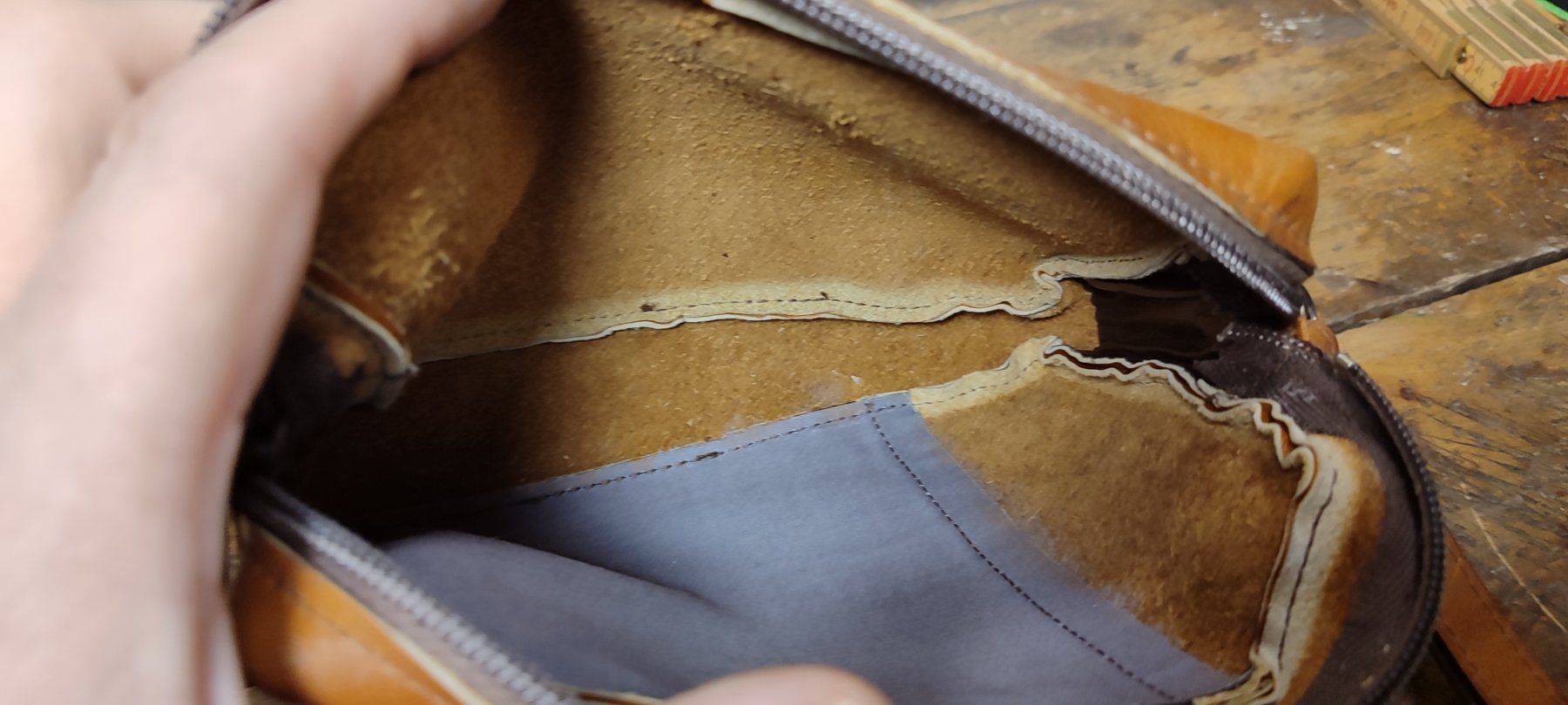 Borse: Wunderschöne alte Tabak Tasche Leder – Usato da Gelterkinden venduto da MYSTOREFORYOU4460 6