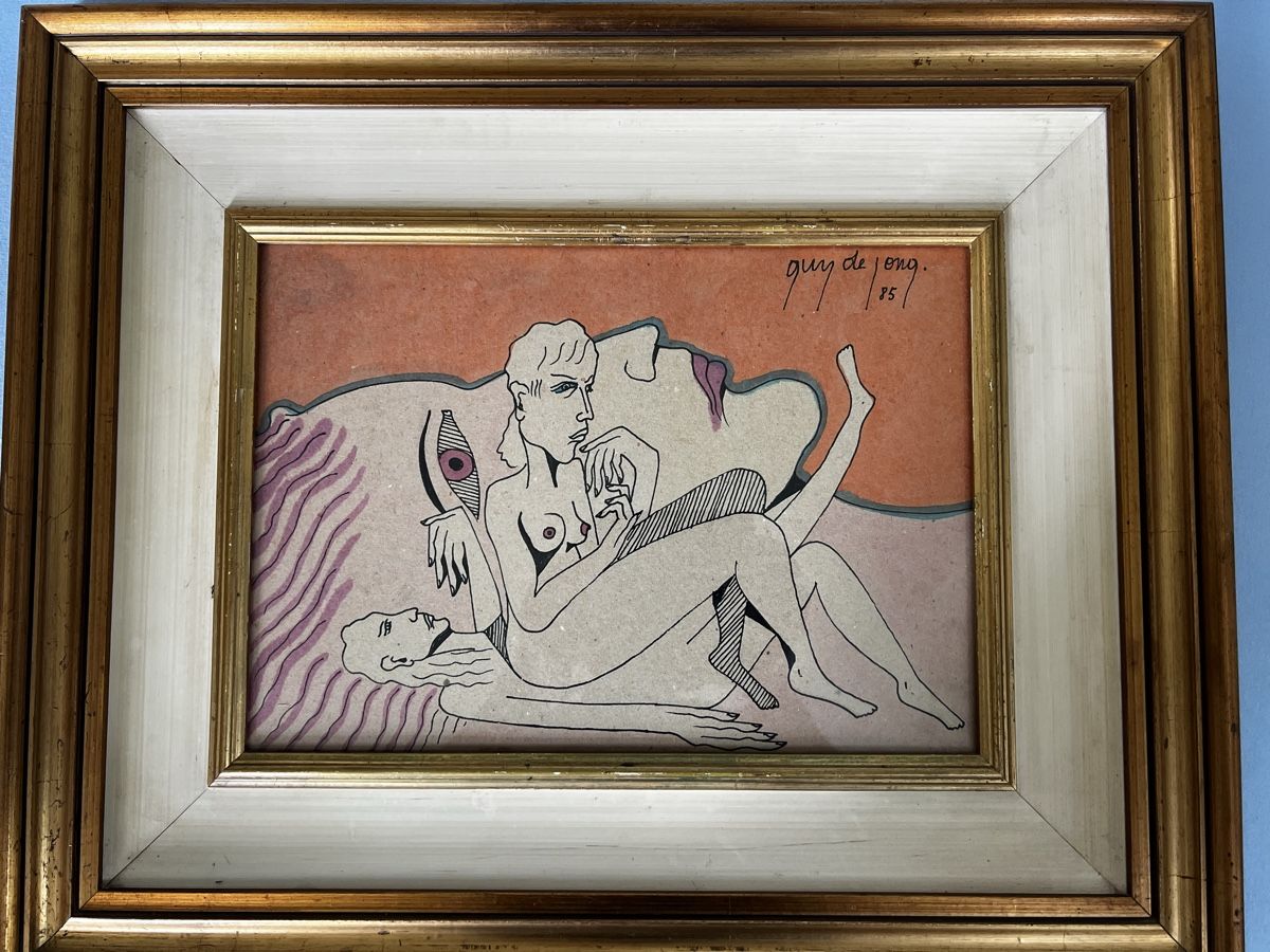 Dipinti: Original Aquarell Guy de Jong – Usato da Steinmaur venduto da Mandy.Steinbruch1953 1