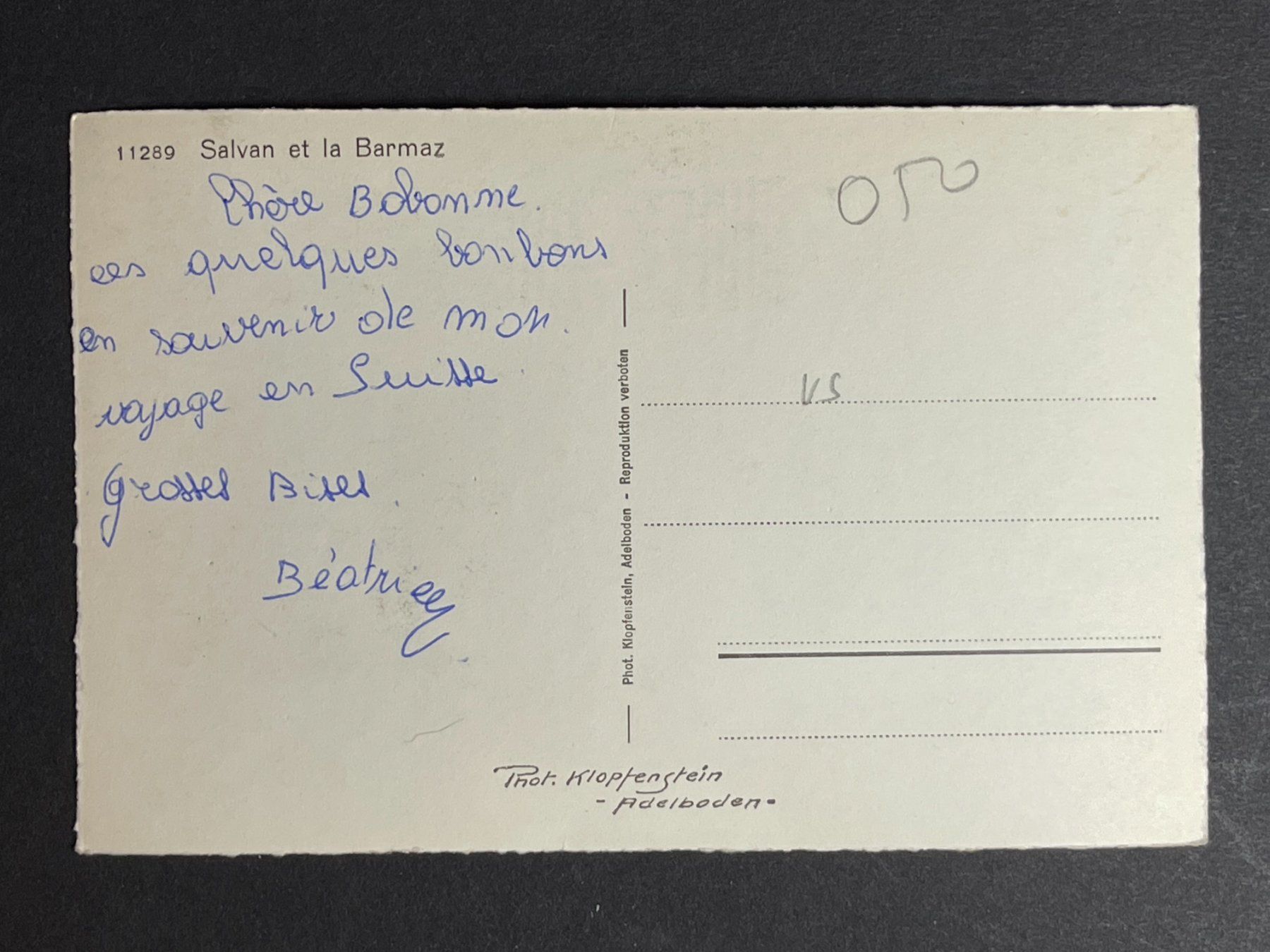 Ansichtskarten: Salvan et la Barmaz – Gebraucht aus Steg VS von danwer74 1