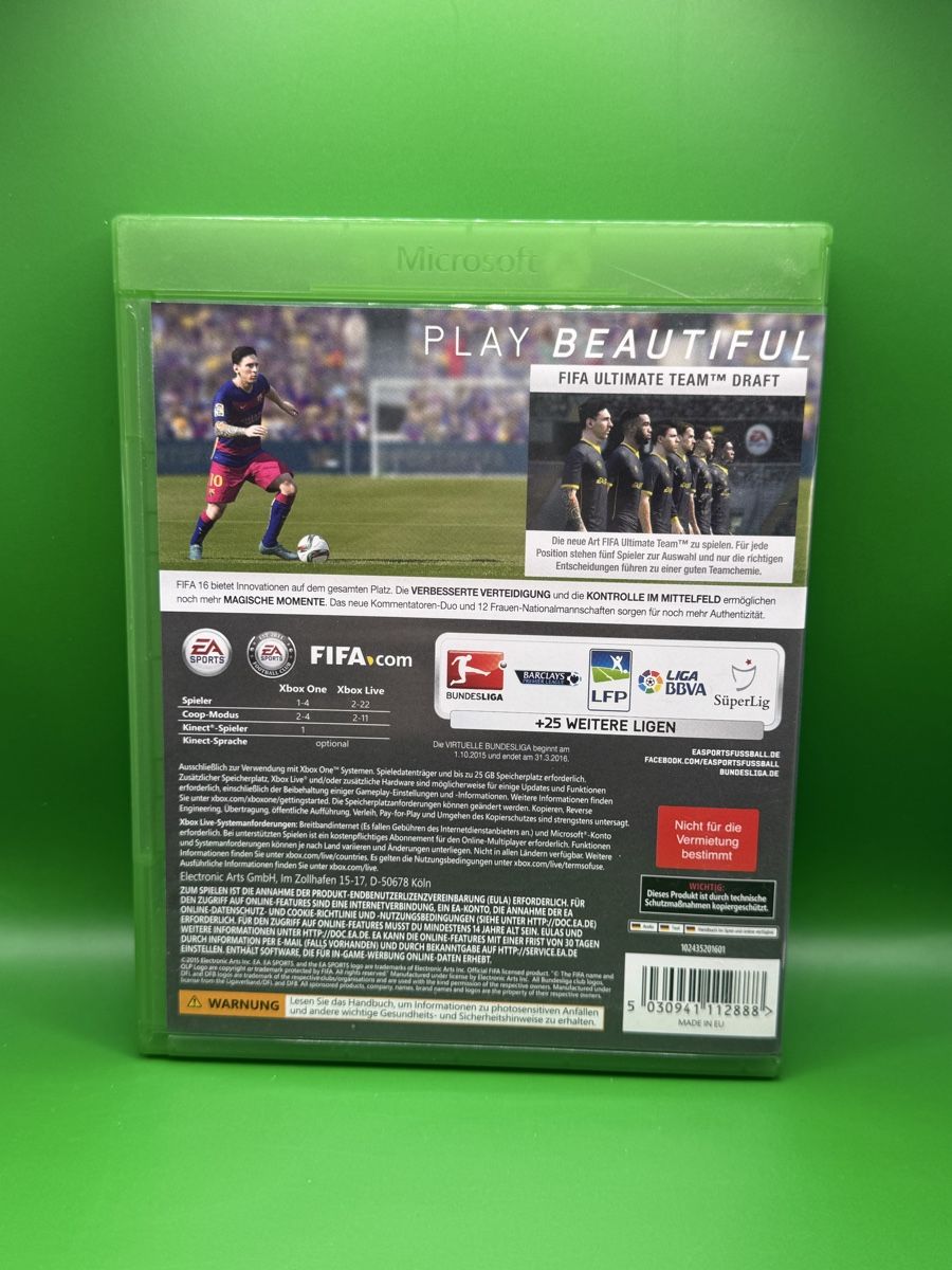 Microsoft Giochi: Fifa 16 - Xbox One – Usato da Zürich venduto da Reogen 1