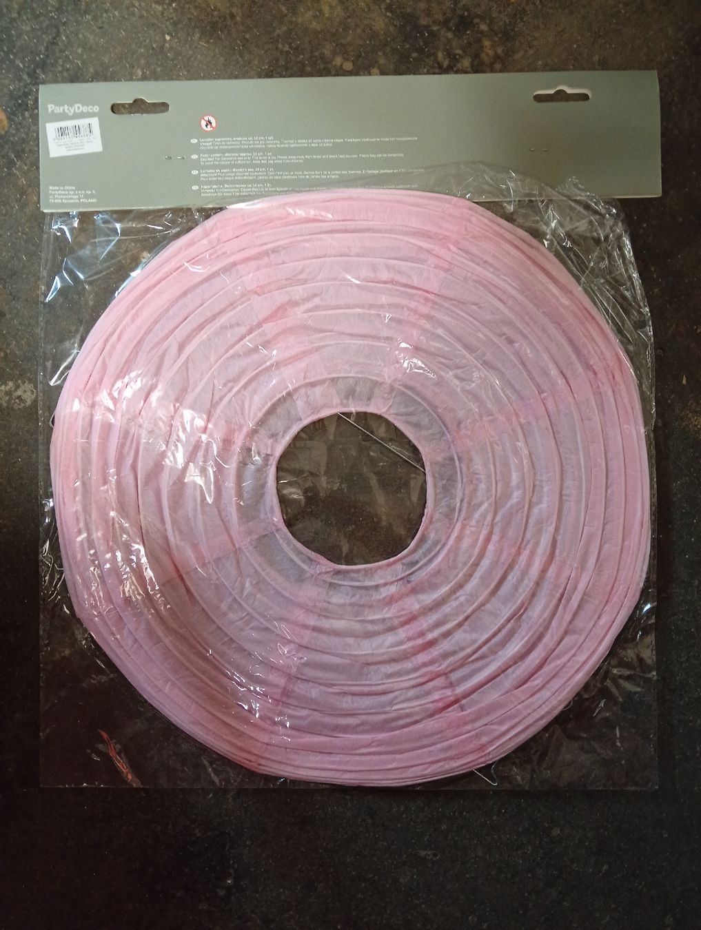 Toutes les décorations: Papierlaterne rosa Durchmesser 35 cm Neuware, 1. August  – Neuf avec emballage d'origine à Winterthur par pjuma01 1