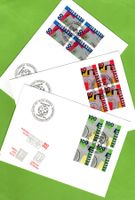 1993 FDC Sondermarken I + II Viererblöcke SBK 38.--