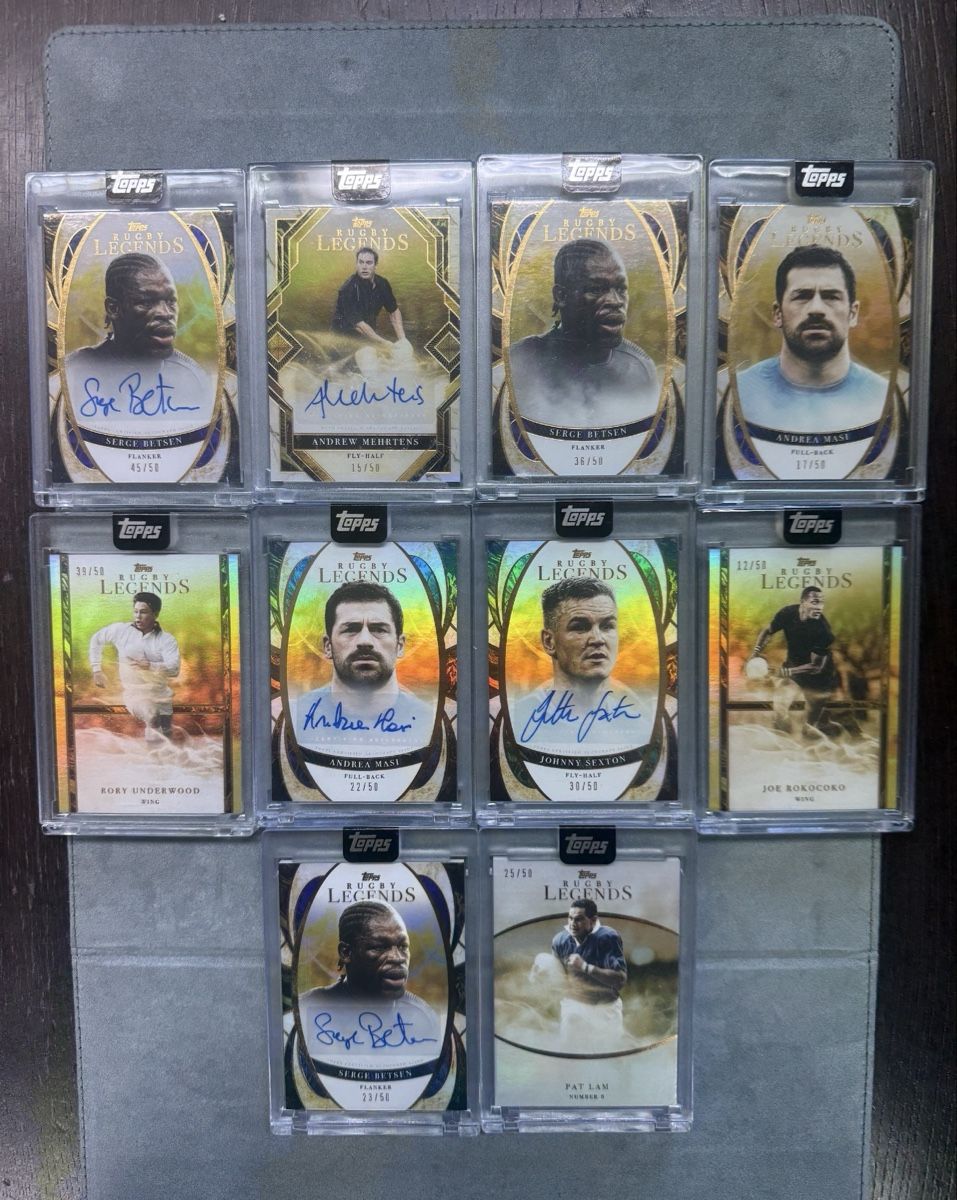 Topps Sammelbilder & Trading cards: Rugby Legends Autos / Inserts – Neu (gemäss Beschreibung) aus Uznach von DaniRodrigues7