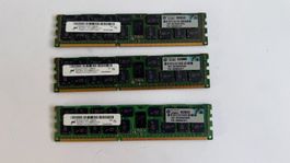 Micron 8GB 2Rx4 PC3-10600R-9-11-E2 (3 Stk.)
