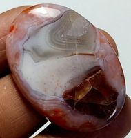 Cabochon L-6847 – Marokkanischer Achat 35X25X5mm 42.60 Karat