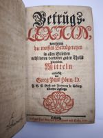 BETRUGS-LEXIKON 1730
