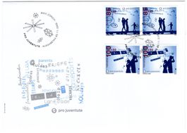 Pro Juventute 2009 Paare aus Markenheftchen auf FDC
