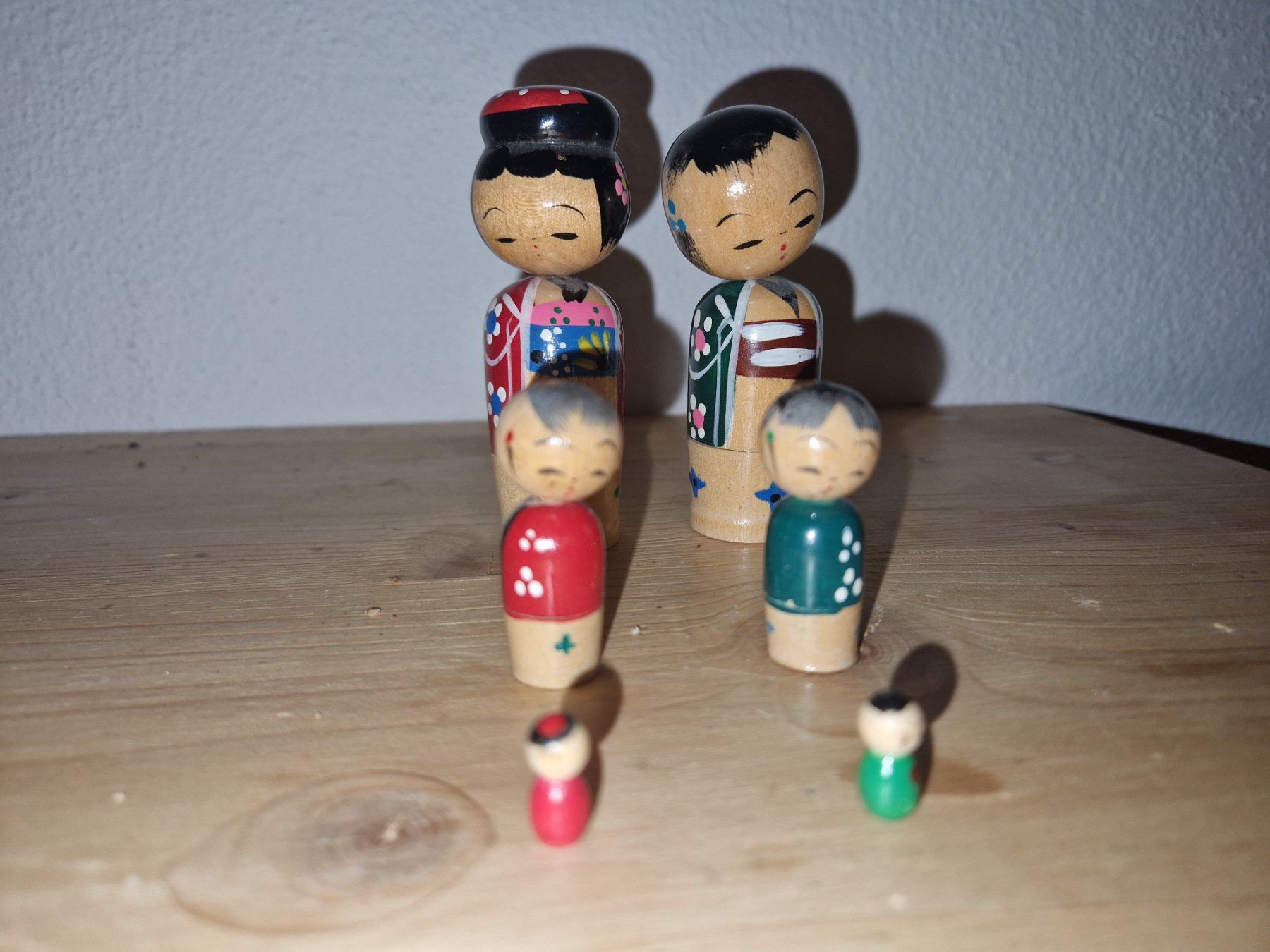 Figuren: 6 Kokeshipuppen aus Japan – Neu (gemäss Beschreibung) aus Jona von obm_wz65 1