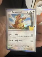 Carta Pokémon Kangaskhan 114/128 olografica condizioni buone