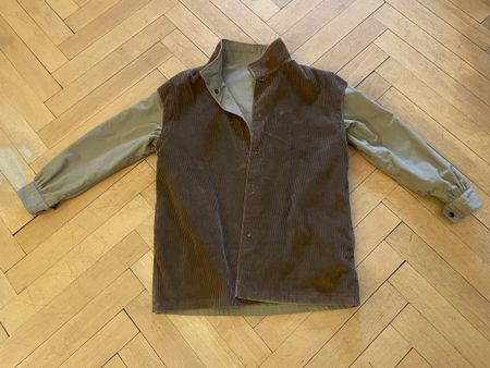 Giacca Carol reversibile vintage in velluto a coste-Taglia 4