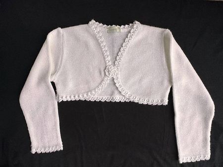Boléro blanc fille ? Taille 4 ans ? BTS ? Cérémonie