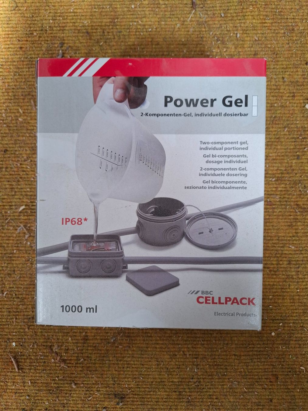 Füllmaterial: Cellpack 2 Komponenten-Gel 1000ml IP68 – Neu und originalverpackt aus Steg im Tösstal von LARO14