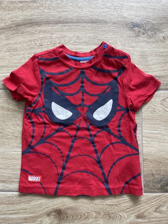T-Shirt Marvel Spiderman Gr. 80/86 (12-18M) rot