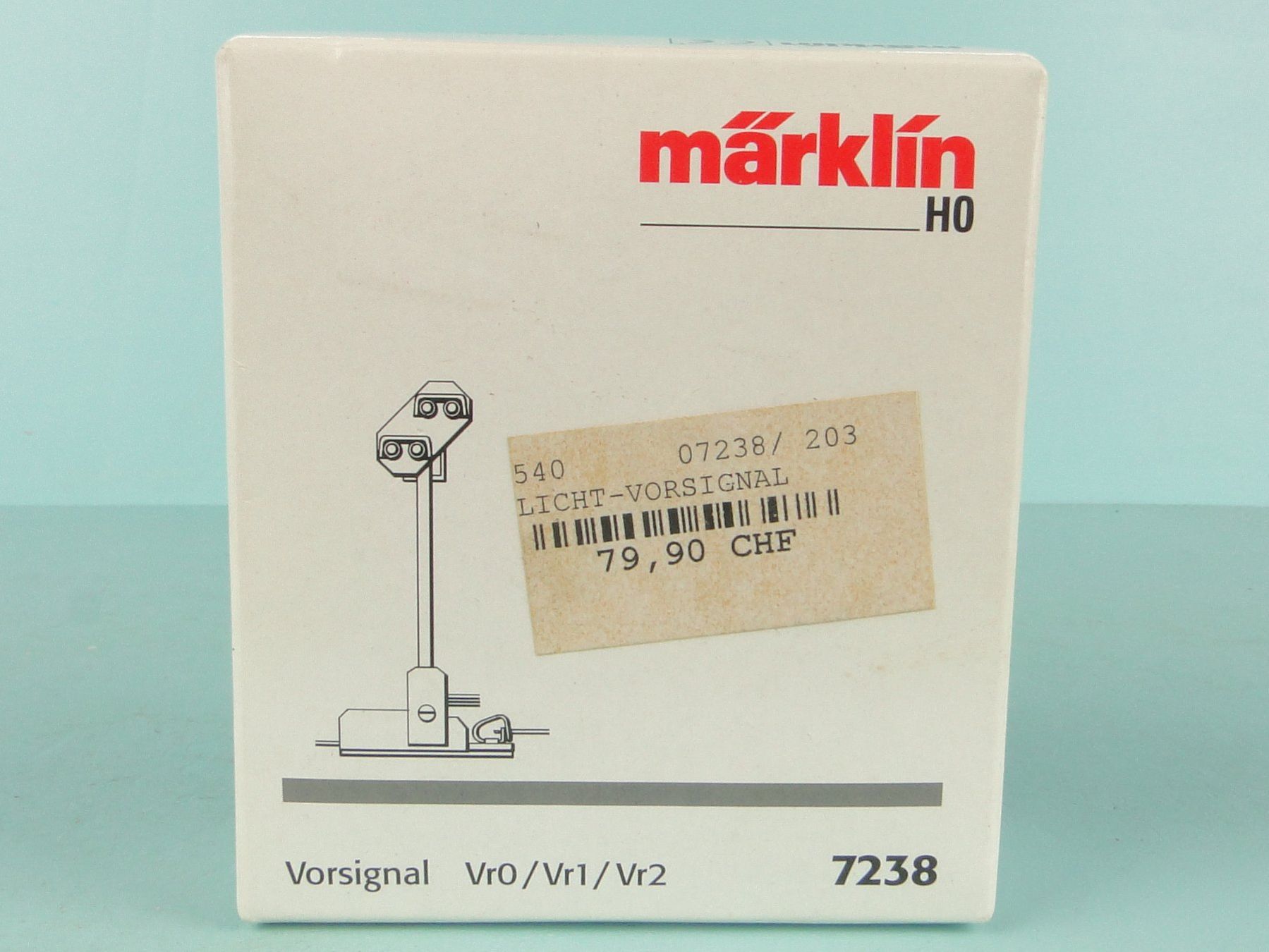Märklin Modellini di ferrovie: Märklin 7238 Lichtvorsignal – Usato da Bülach venduto da cann11 2