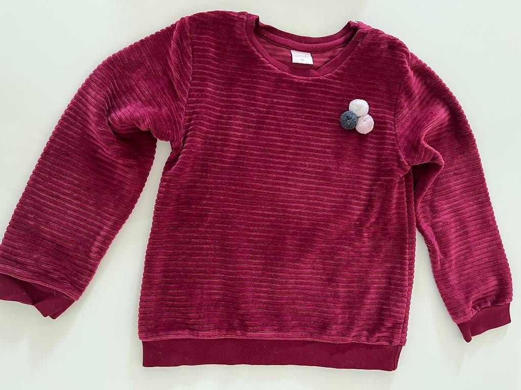 Lotti di vestiti: Set Pullover und Hose SMILE, Gr. 98, weinrot – Usato da Burgdorf venduto da wiwy51 4