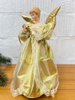 Vintage Weihnachtsschmuck, Baumspitz, Engel