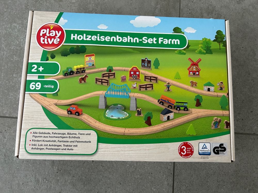 Playtive HolzeisenbahnSet Farm Kaufen auf Ricardo