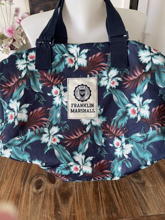 Franklin Marshall sac weekend fleuri, parfait pour l'été!