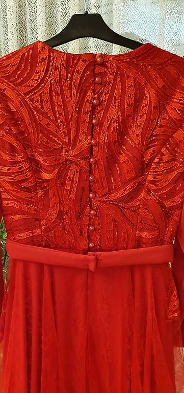 Vestiti: Abendkleid Rot Neu – Nuovo e nell'imballaggio originale da Langenthal venduto da hab_zw5p 2