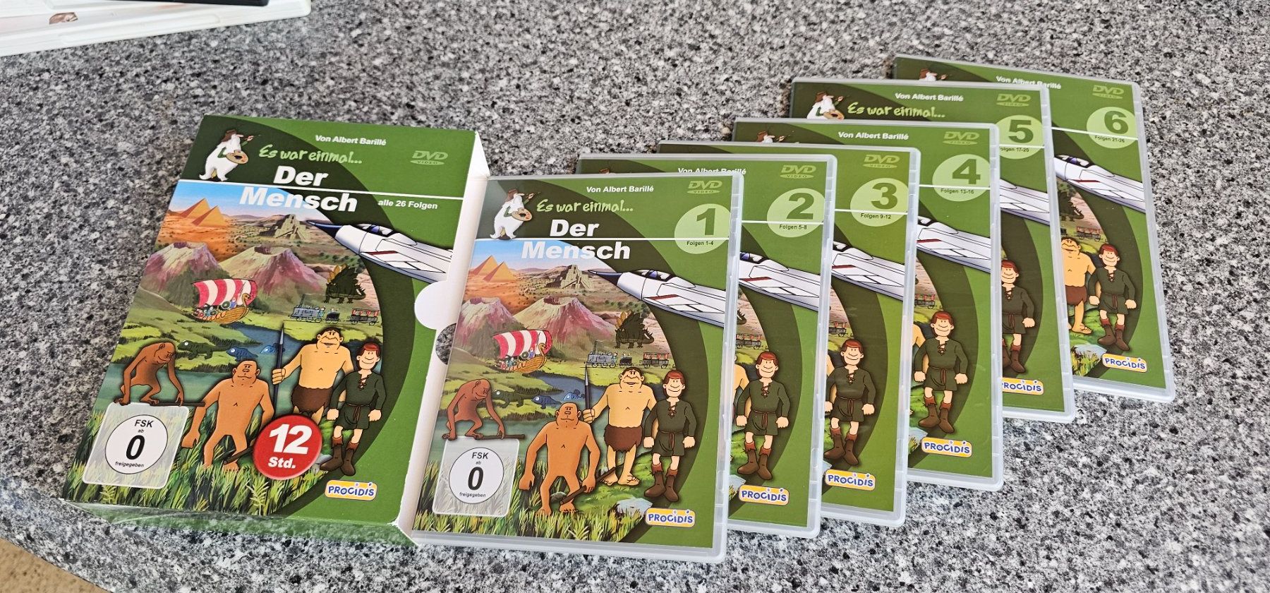Alle DVDs: Es war einmal ... Der Mensch/ 6 DVD – Gebraucht aus Geuensee von jes_9xyk