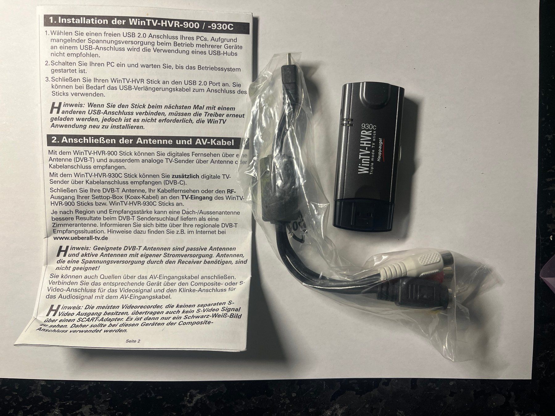 Chiavette USB: Hauptauge WinTV HVR 930C – Usato da Hubersdorf venduto da Gewonnen 5