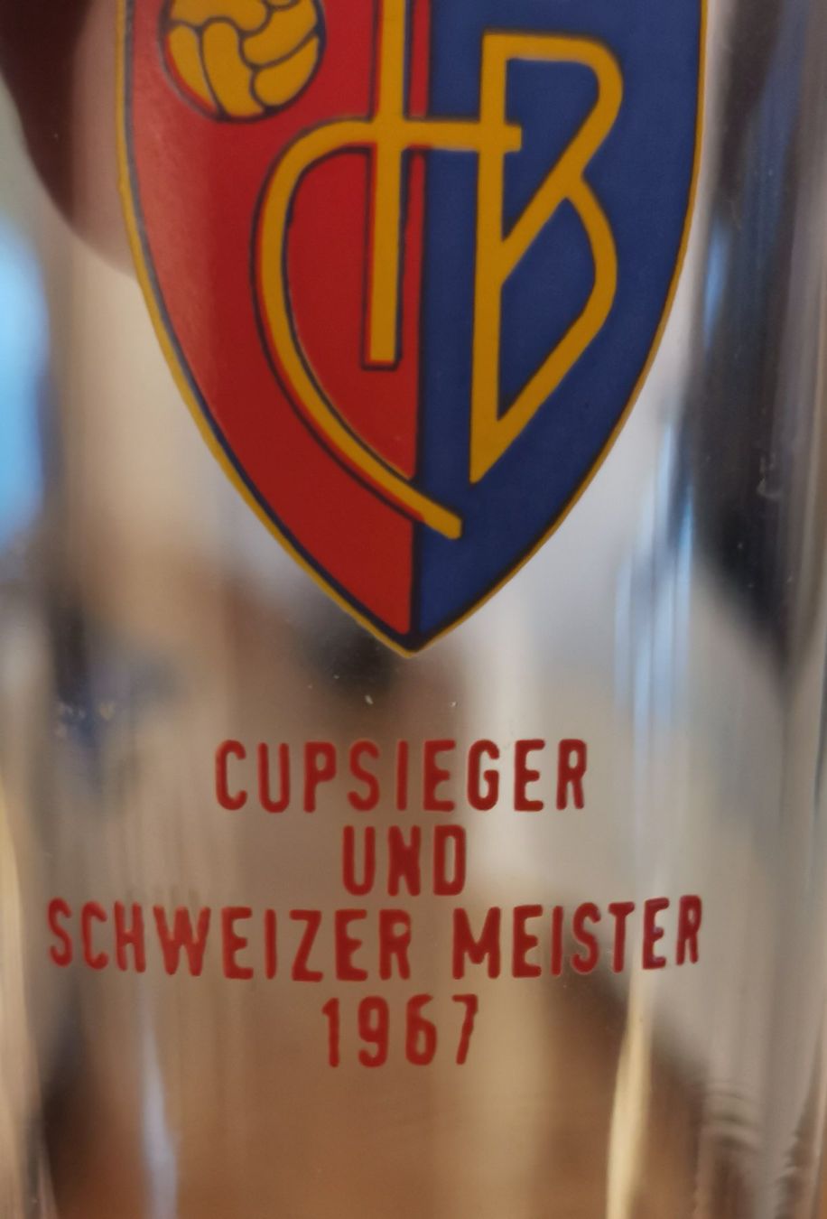 Bicchieri: FC Basel 75 Jahre  Weisswein / Schnapsglas – Usato da Emmenbrücke venduto da Herzog07 3
