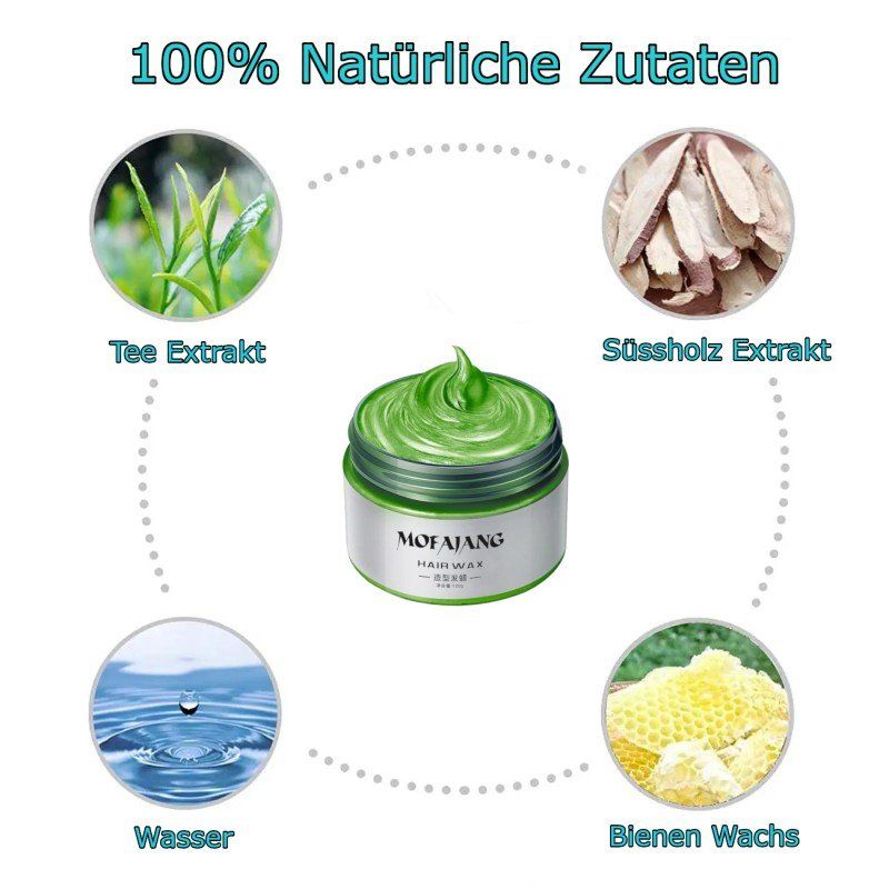 Färbemittel: Grün Temporäre Haarfarbe 120g Wachs Styling Bart Haar – Neu und originalverpackt aus Hundwil von tec_mm27 2