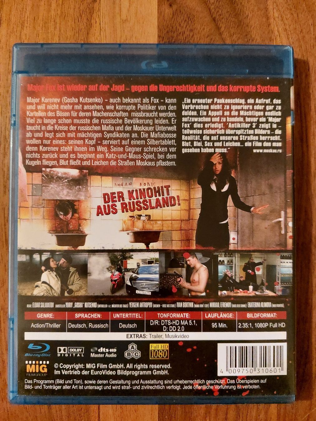 Tutti i DVDs: Blu Ray - Antikiller 3 Das letzte Kapitel – Usato da Rheinfelden venduto da FilmAuktion 1