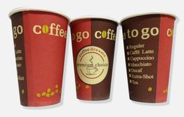 1000 Coffee to go - Kaffeebecher 200ml - Hartpapierbecher