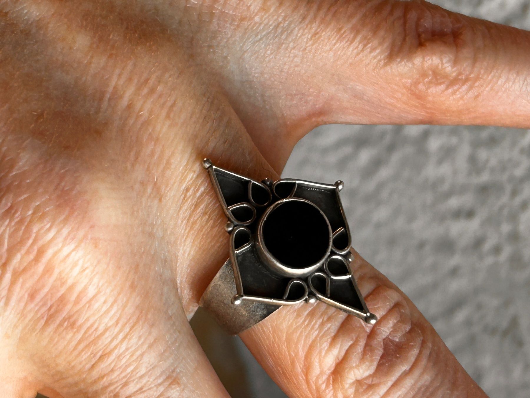 Anelli: Silberring ONYX (gr.58) – Usato da Basel venduto da bellespirit 5