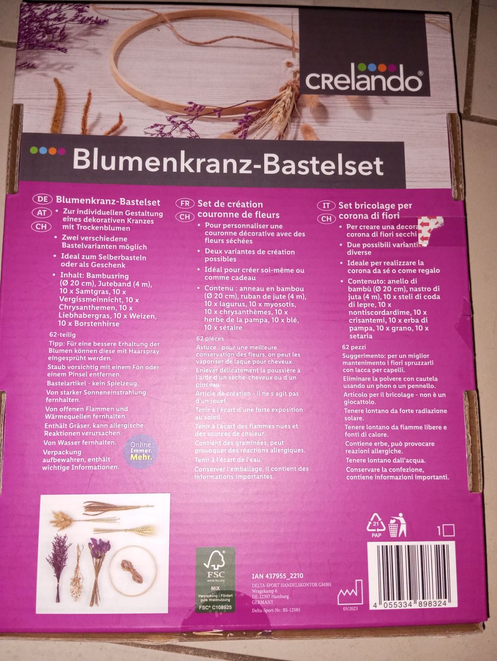 Alle Dekorationen: Blumenkranz – Neu und originalverpackt aus Amriswil von cbe_cr6q 1