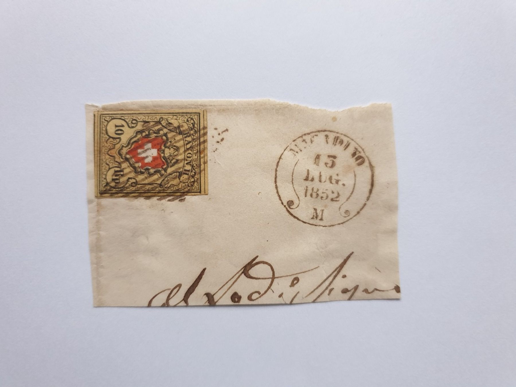 Alle Briefmarken: (201) «Rayonmarke 1850» mit Befund – Gebraucht aus Schwarzhäusern von Inot3 3