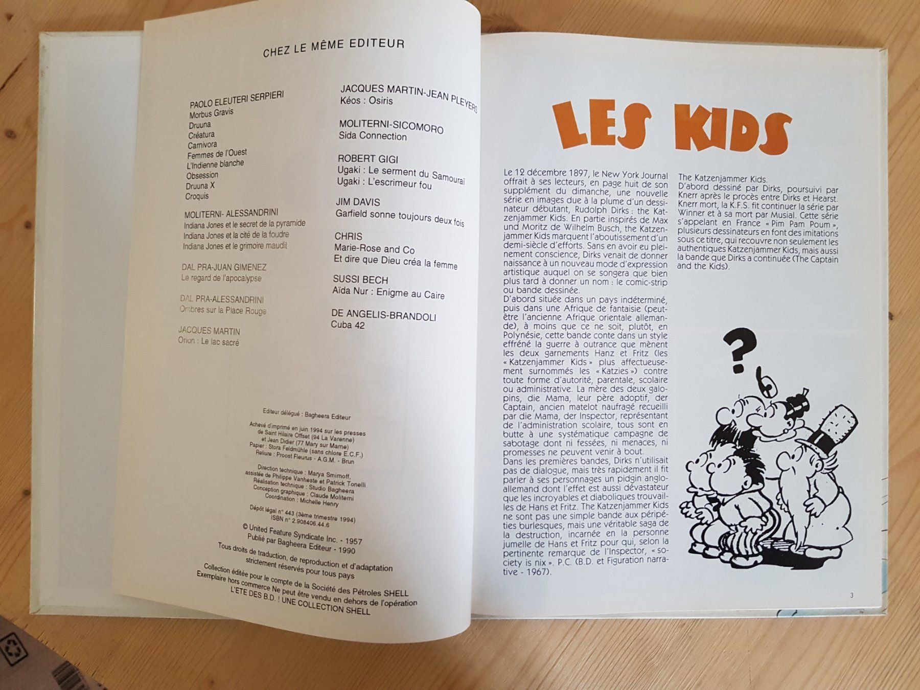 Comics: Les Kids - alter Comic francais 1990 - Rudolph Dirks – Gebraucht aus Walterswil BE von Lonitti 6