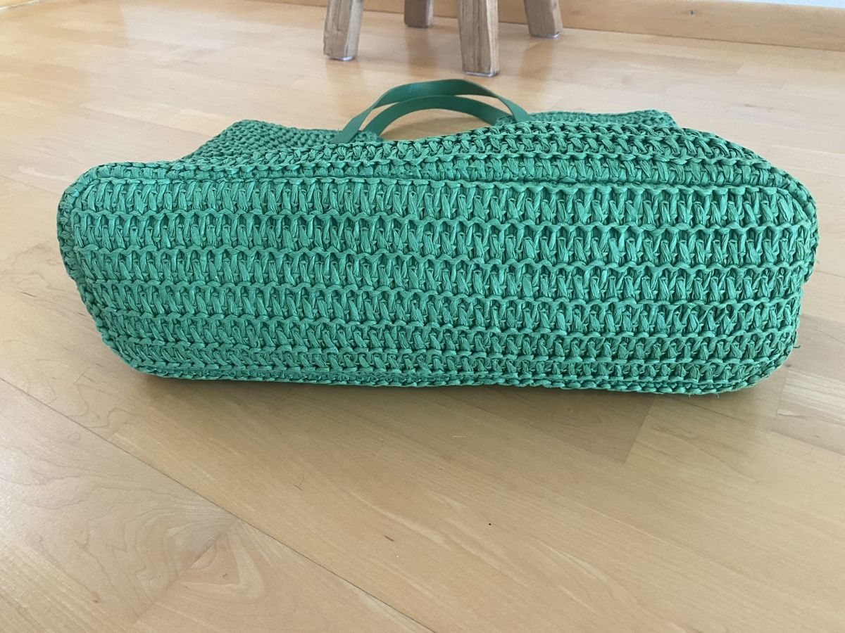 H&M Taschen für Damen: Strandtasche geflochten mit Innenfach – Gebraucht aus Alosen von .AMEA. 2