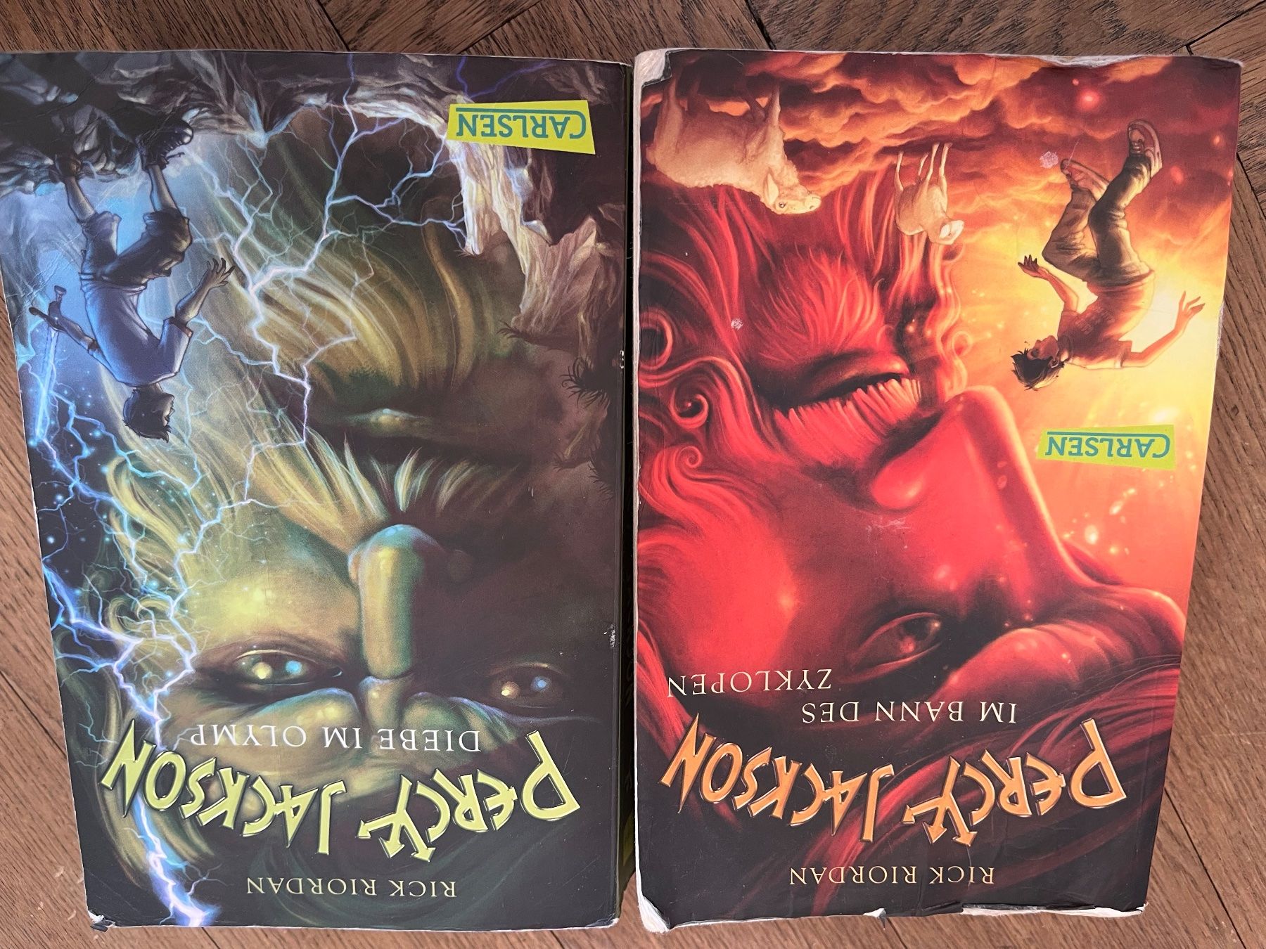 Libri: Band eins und zwei von Percy Jackson. – Usato da zürich venduto da oschra 1