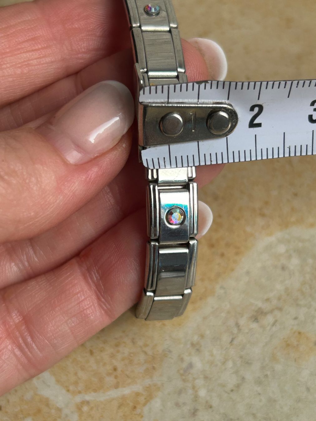 Armbänder & -reifen: Edelstahl Armband 80 s Style – Gebraucht aus Laufen von Bellavitaboom 9