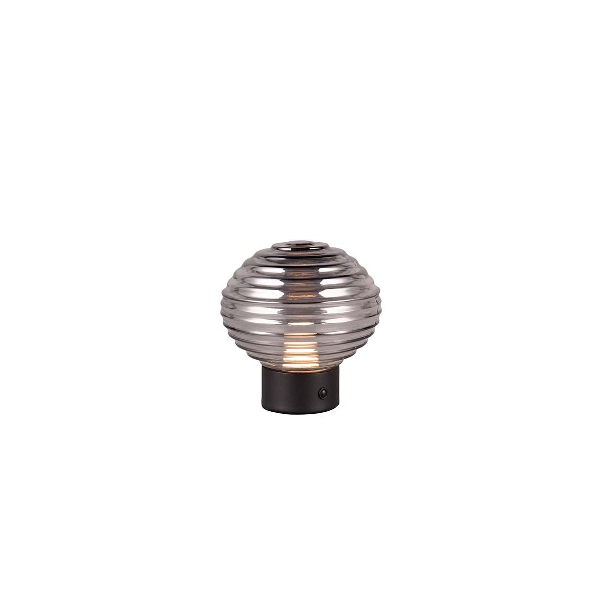 Lampade: LED Tischleuchte, Rauchfarbe, 14 cm Höhe – Nuovo (secondo la descrizione) da Kreuzlingen venduto da Smart-Light 9