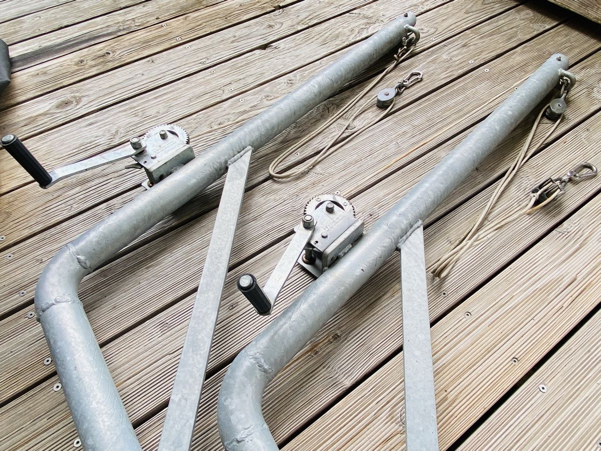 Altro per stoccaggio & trasporto: Davits für Boote - Beiboot-Hebesysteme, Bordkran, Heben – Usato da Murten venduto da Defender10 2