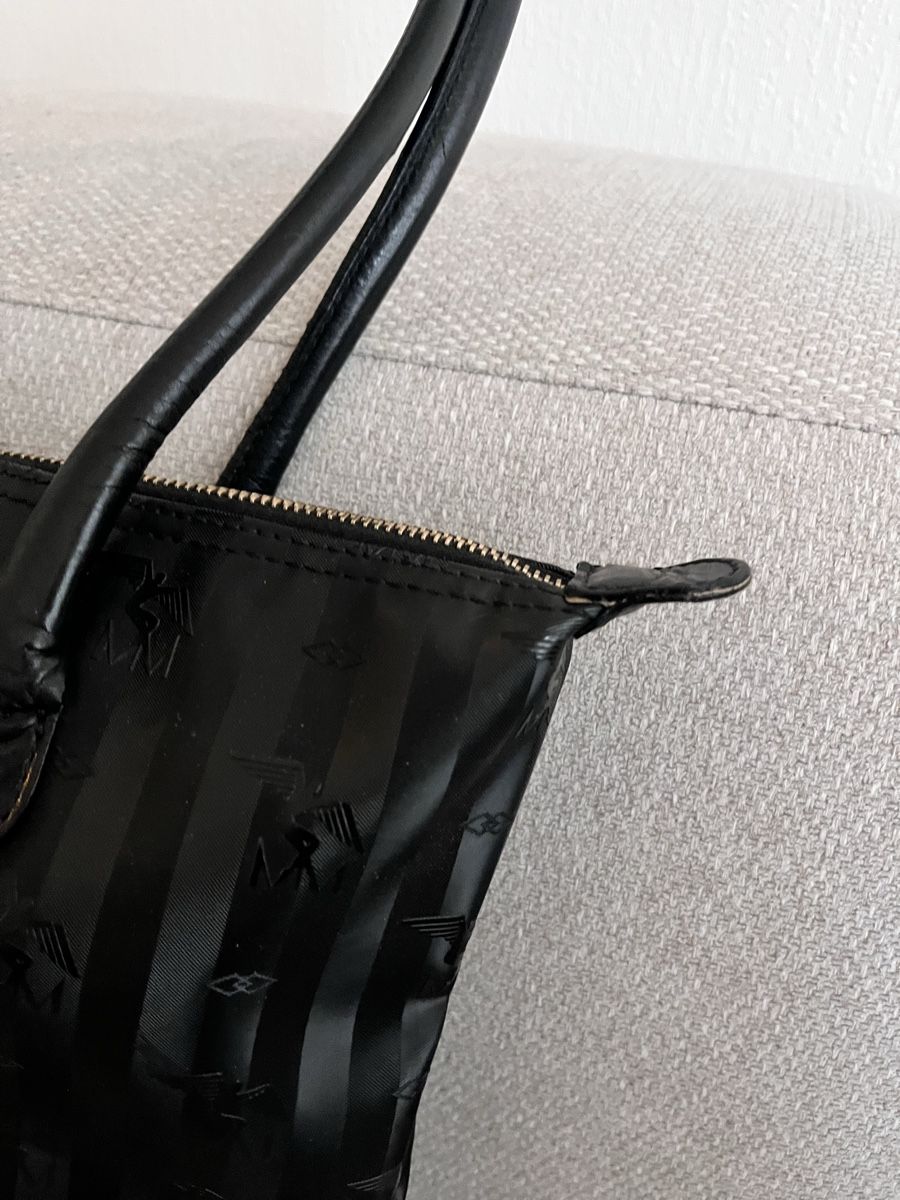 Maison Mollerus Taschen für Damen: Maison Mollerus Handbag Black Logo Pattern  – Gebraucht aus Lausanne von Danash 2